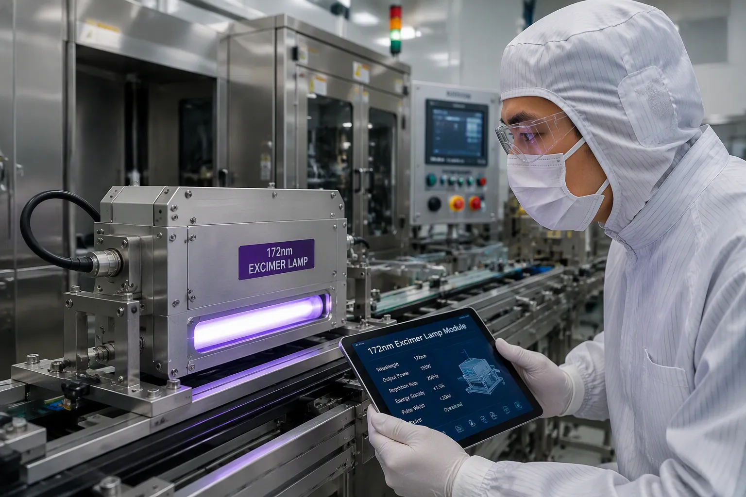 Cómo elegir una lámpara excimer de 172 nm para uso industrial