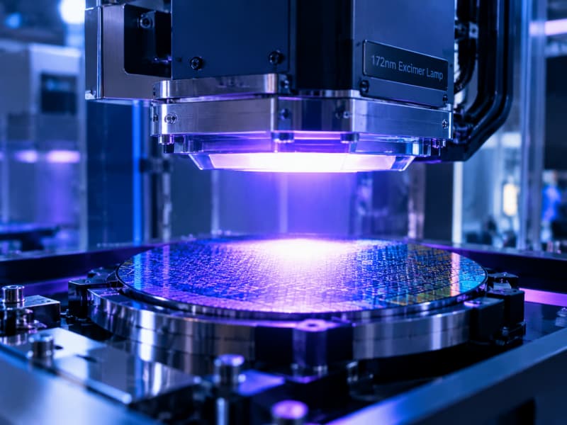 Lámparas de excímeros de 172 nm: desde la limpieza de superficies hasta la nanofabricación.